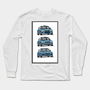 3 Subaru Impreza widebodied Long Sleeve T-Shirt